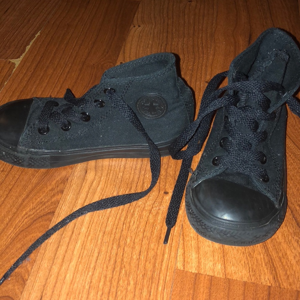 All Black Chucks